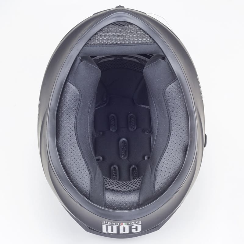 CGM 360S KAD RACE Integral Turismo Moto Casco Azul Amarillo Fluo