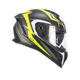 CGM 311G BLAST SPORT Integrales Casco Negro Amarillo Fluo Mate