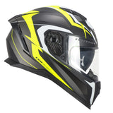 CGM - 311G BLAST SPORT Nero Giallo fluo opaco