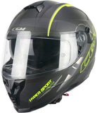 CGM - 321G ATOM SPORT Grafite Giallo fluo opaco - SECURTEX MOTOR S.L (t/a MaximoMoto)