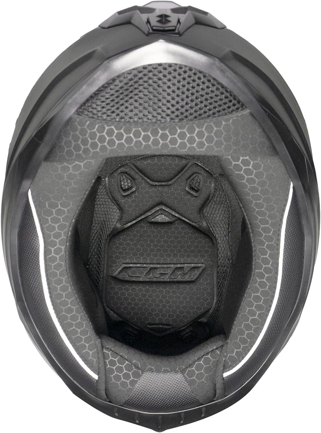 CGM - 321S ATOM SKULL Nero Giallo fluo opaco - SECURTEX MOTOR S.L (t/a MaximoMoto)