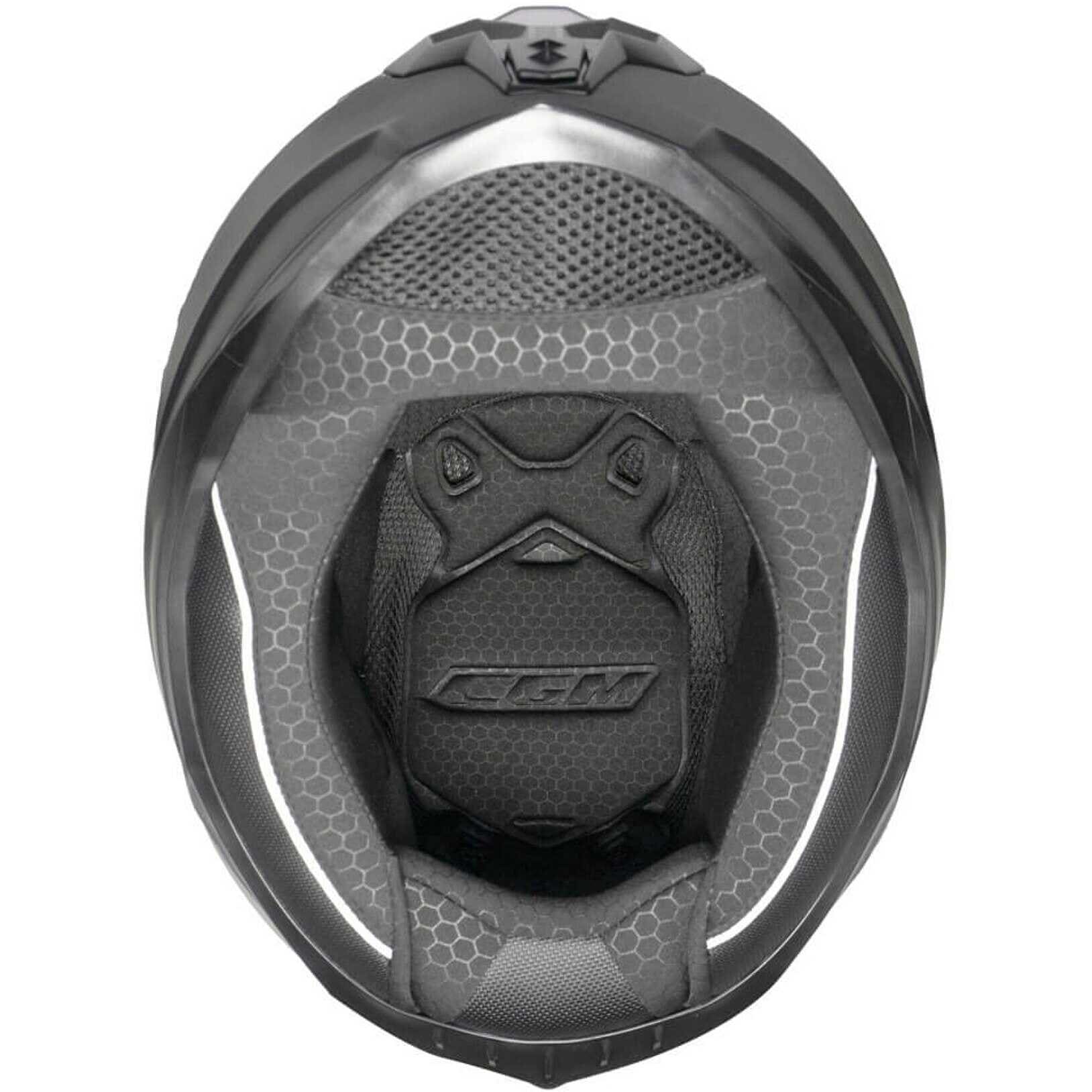 CGM 320X NEUTRON SPACE Moto Integral Casco Blanco Negro Rojo