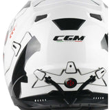 CGM 320X NEUTRON SPACE Moto Integral Casco Blanco Negro Rojo