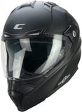 CGM 666A TWIN Mono Todoterreno Aventura Moto Casco Negro Mate