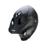 CGM 666A TWIN Mono Todoterreno Aventura Moto Casco Negro Mate
