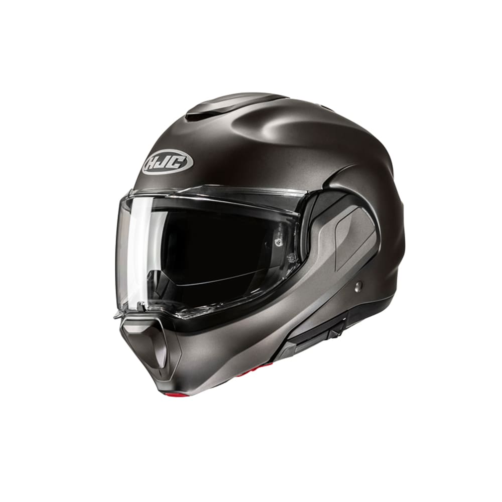 HJC F100 UNI turismo deportivo de moto modular casco semi plano titanio