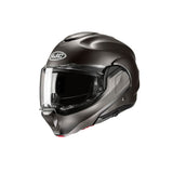 HJC F100 UNI turismo deportivo de moto modular casco semi plano titanio