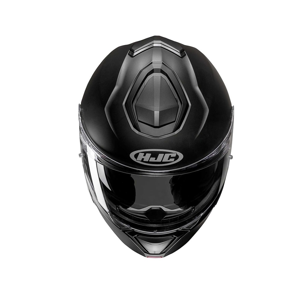 HJC i91 Casco Modular Para Moto Urbano Street Riding Semi Plano Negro