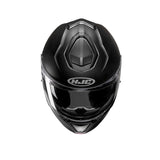 HJC i91 Casco Modular Para Moto Urbano Street Riding Semi Plano Negro