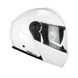 CGM 560A MAD MONO CASCO MODULAR DE MOTO BLANCO