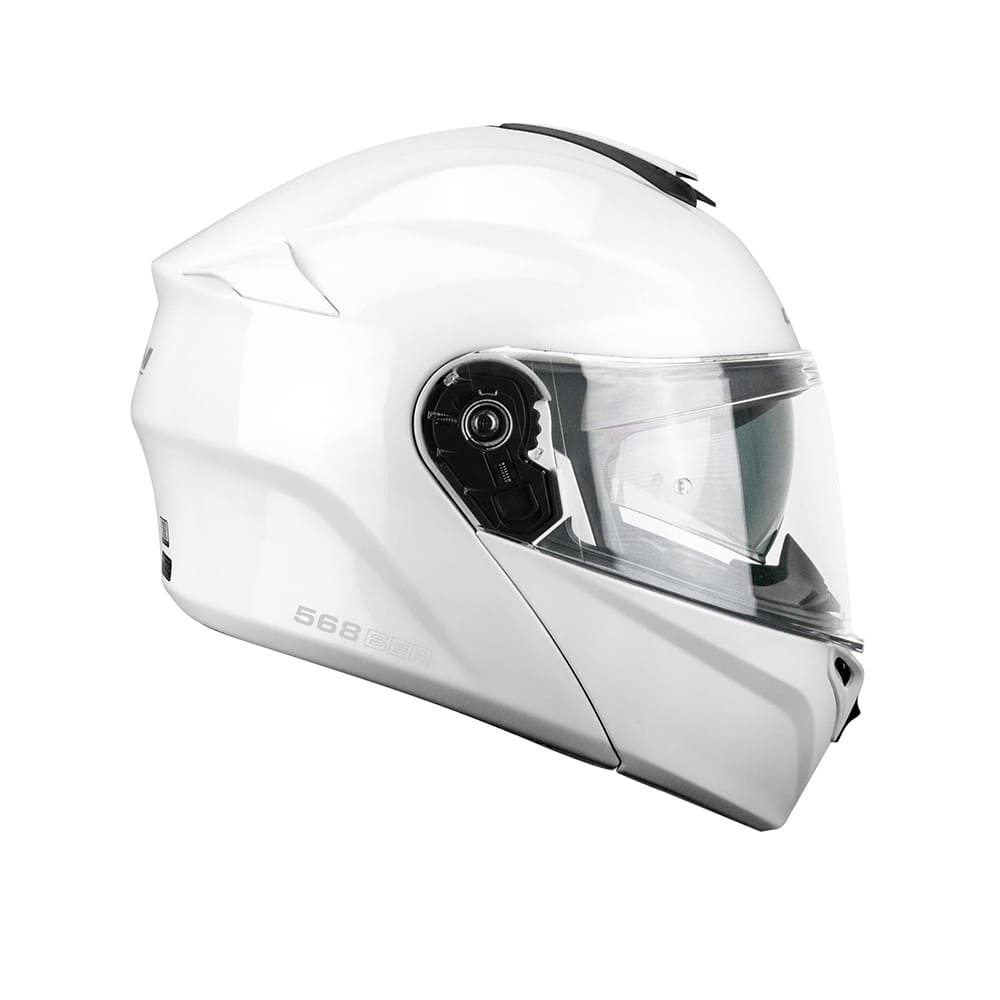 CGM 568A BER MONO MODULAR CASCO DE MOTO ABATIBLE BLANCO