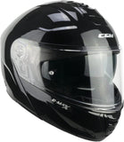 CGM 569A C-MAX MONO Modular Casco Moto Negro