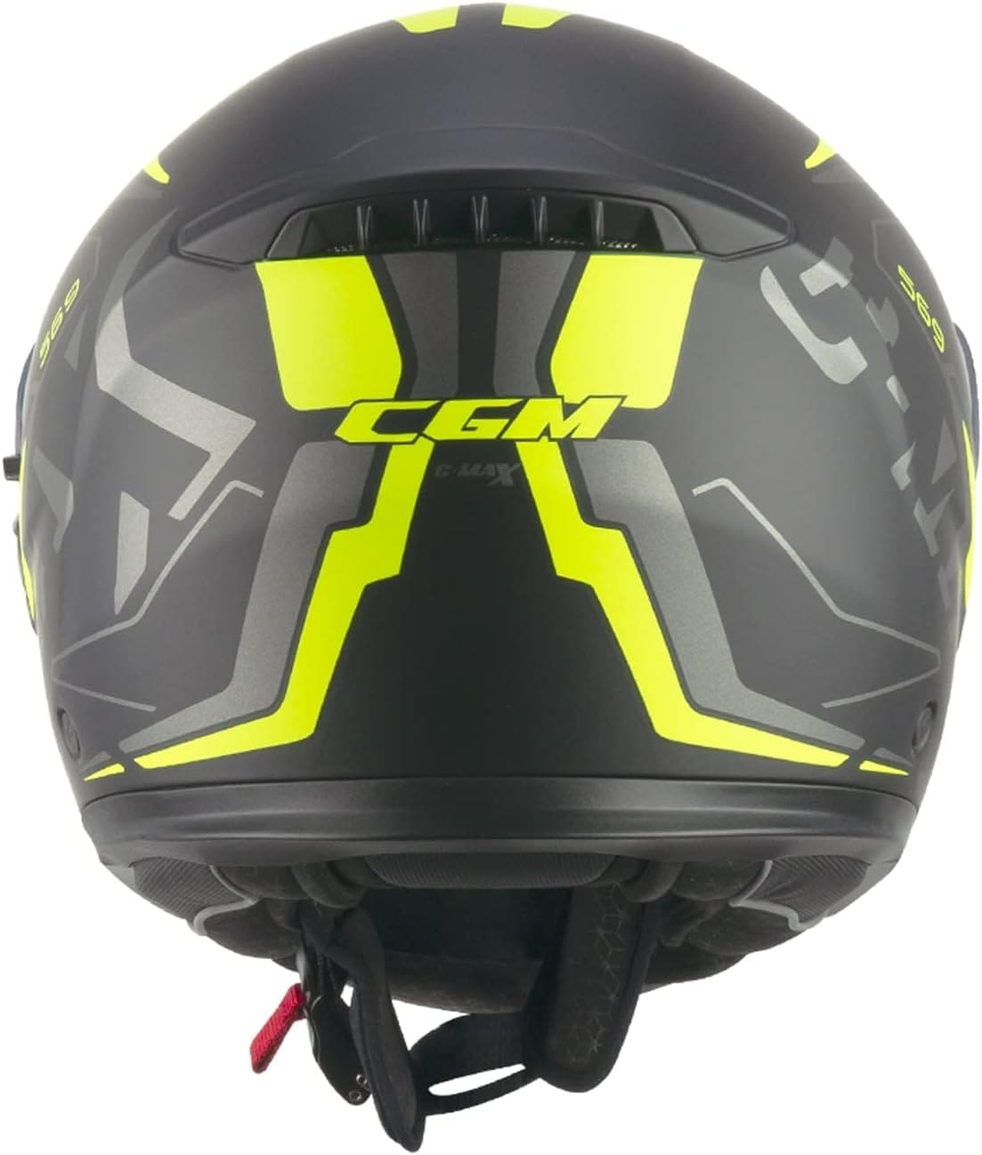 CGM 569G C-MAX CITY Casco Modular Negro Fluor Amarillo Mate