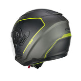 CGM 160G JAD RIDE Jet Moto Casco Grafito Amarillo Fluo Mate