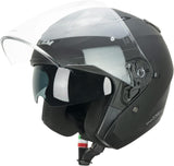 136A DNA MONO Jet Scooter Casco Touring Negro Opaco