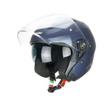 CGM 136A DNA MONO Jet Casco Abatibles Azul Satinado