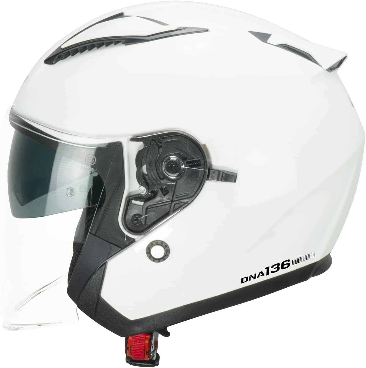 Casco Touring 136A DNA MONO Jet Scooter Blanco