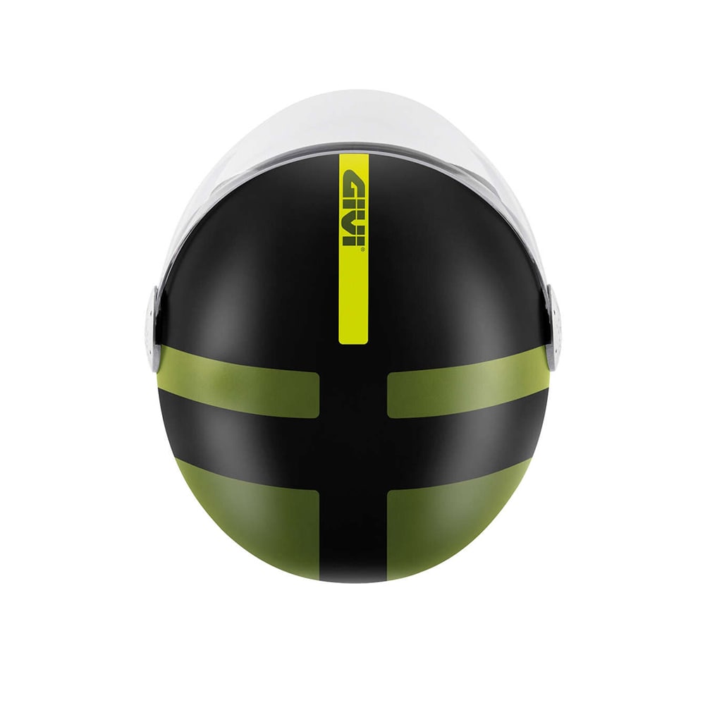 Casco Jet Noise 10.7 Ming Camplin Negro Amarillo