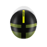 Casco Jet Noise 10.7 Ming Camplin Negro Amarillo