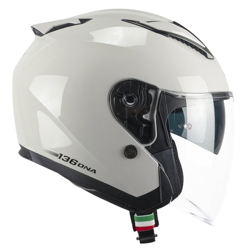 Casco de equitación 36A DNA MONO Jet Scooter gris