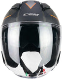 CGM 136S DNA APACHE JET CASCO MOTO GRAFITE ARANCIONE OPACO - CASCO