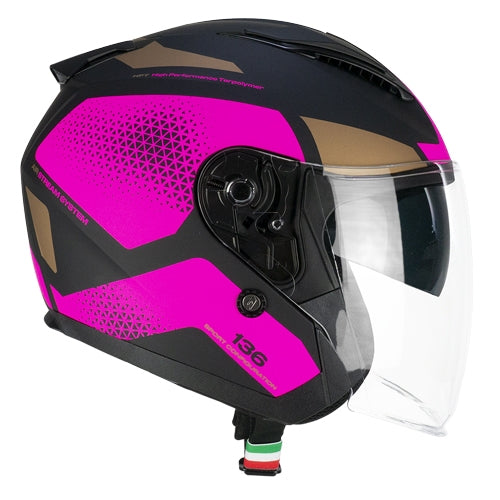 CGM - 136G DNA GALAXY Nero Fucsia fluo opaco