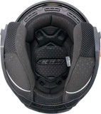 CGM 136S DNA APACHE CASCO MOTO ABATIBLES NERO ROSSO OPACO - CASCO