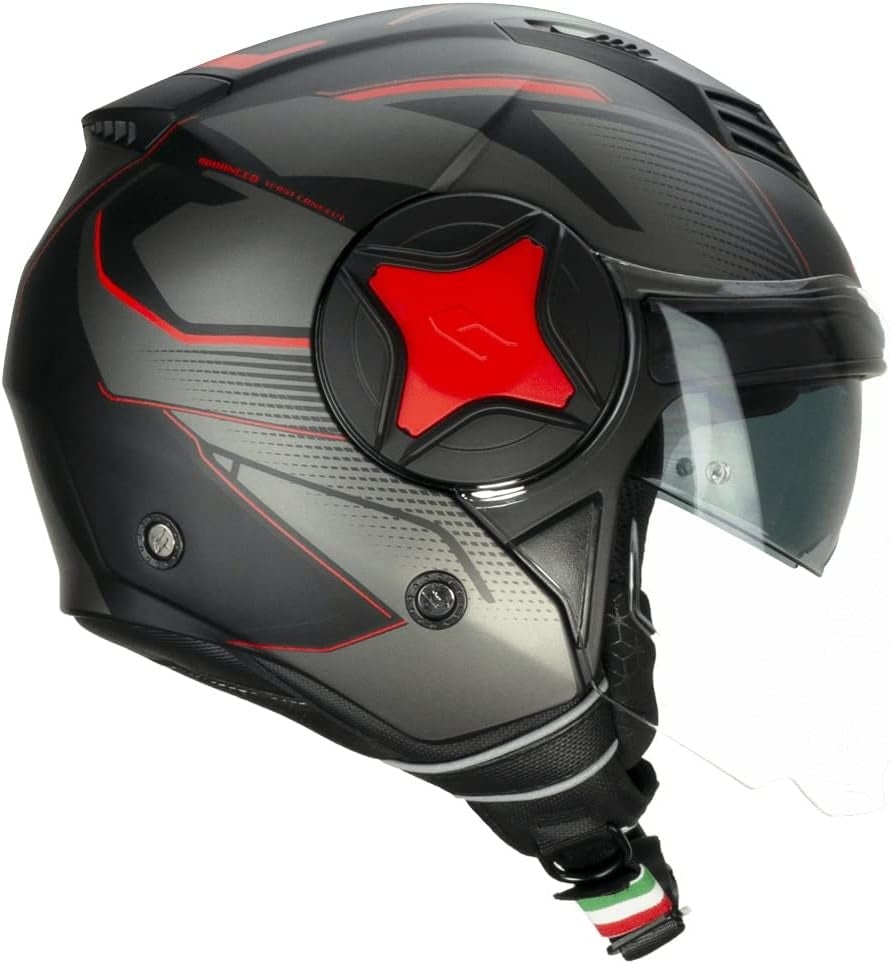 CGM - 169G ILLI SPORT Nero Rosso opaco