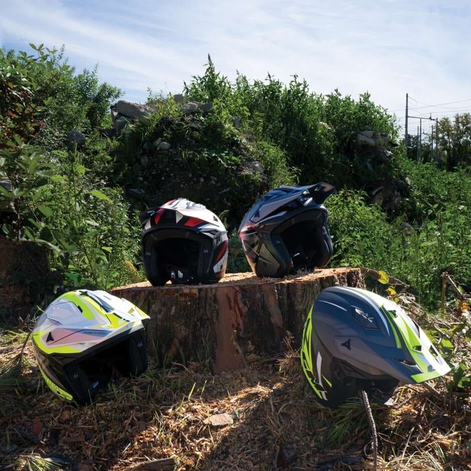 CGM 155G Rush Mono Cara Abierta Casco Moto Negro Mate