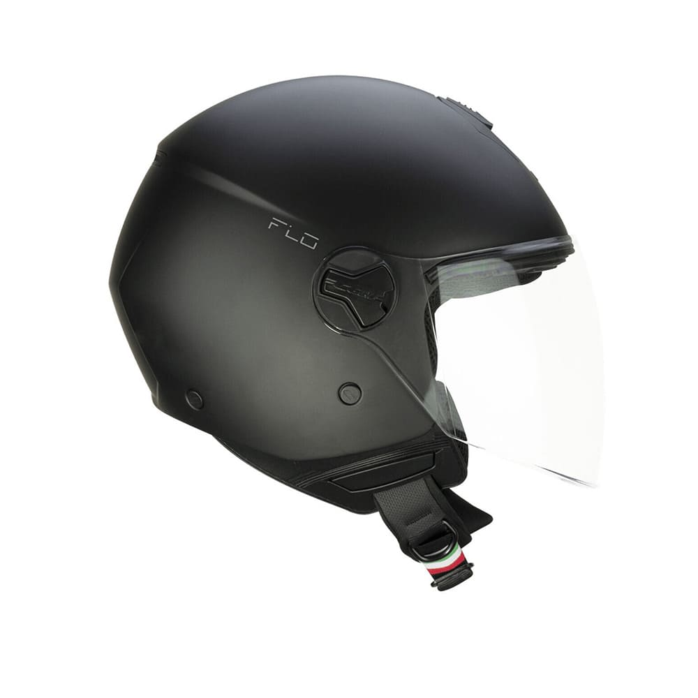 CGM 167A FLO MONO Abierto Scooter Casco Negro Mate Largo