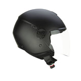 CGM 167A FLO MONO Abierto Scooter Casco Negro Mate Largo