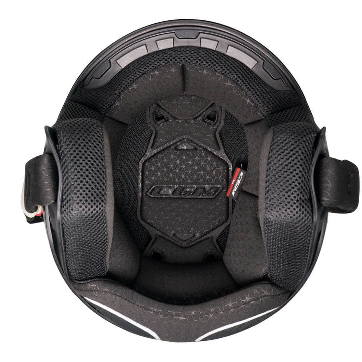 CGM 167A FLO MONO Abierto Scooter Casco Negro Mate Largo