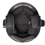 CGM 167A FLO MONO Abierto Scooter Casco Negro Mate Largo
