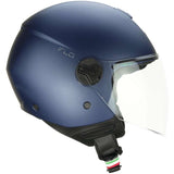 CGM 167A FLO MONO Abierto Scooter Casco Satén Azul largo - CASCO