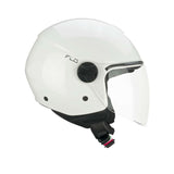 CGM 167A FLO MONO Abierto Jet Casco Blanco Larga
