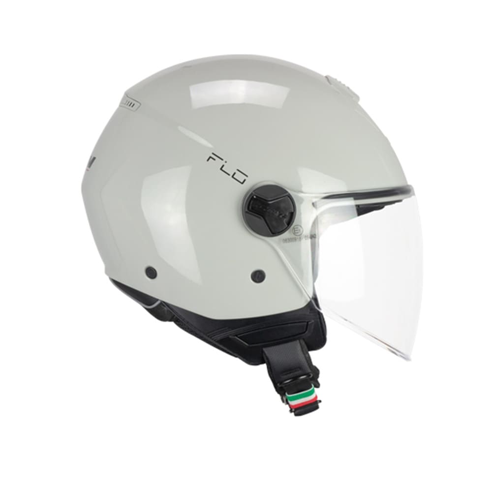 CGM 167A FLO MONO Cara Abierta Jet Casco Gris Largo