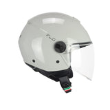 CGM 167A FLO MONO Cara Abierta Jet Casco Gris Largo