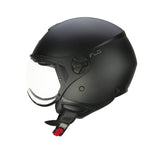 CGM 167A FLO MONO Moto Jet Casco Negro Mate