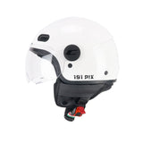 CGM 191A PIX MONO Jet Casco Blanco Contorneado