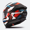 LS2 FF808 STREAM II MIKA CASCO DE MOTO BLANCO AZUL ROJO