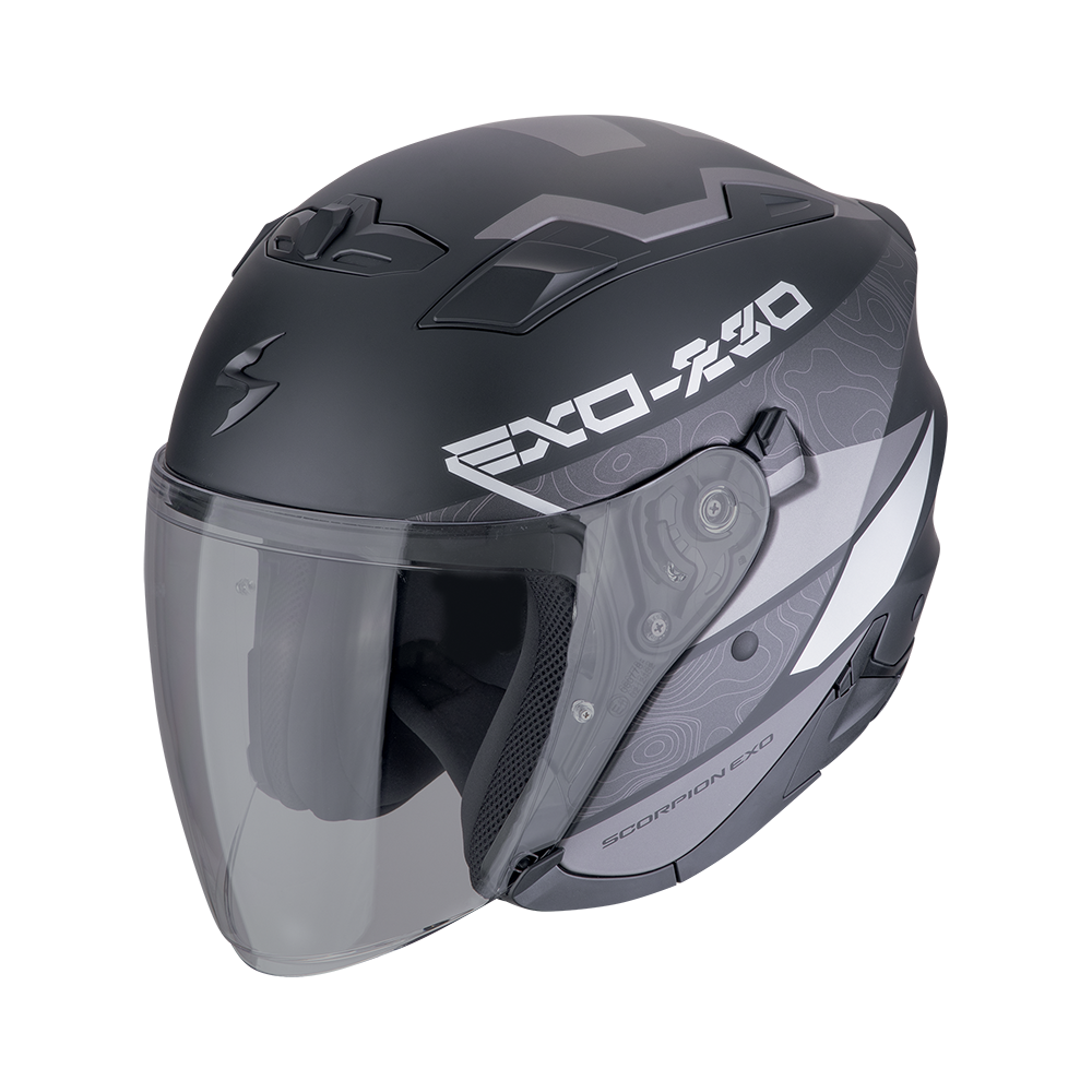 SCORPION EXO-230 BAND Negro mate-Plata