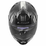 LS2 FF817 CHALLENGER II NITRO CASCO DE MOTO NEGRO GRIS