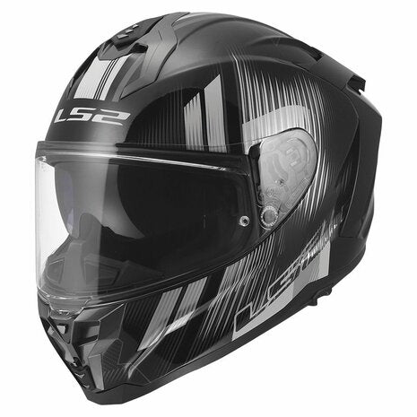 LS2 FF817 CHALLENGER II NITRO CASCO DE MOTO NEGRO GRIS