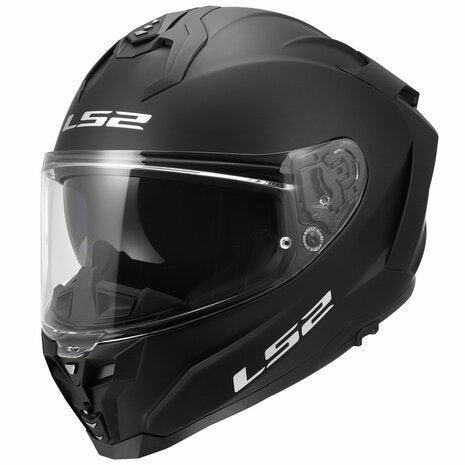 LS2 FF817 CHALLENGER II SOLID CASCO DE MOTO MATE NEGRO