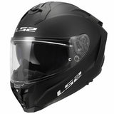 LS2 FF817 CHALLENGER II SOLID CASCO DE MOTO MATE NEGRO