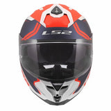 LS2 FF817 CHALLENGER II TITAN CASCO DE MOTO BLANCO AZUL ROJO