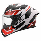 LS2 FF820 RAPID III XTREM CASCO DE MOTO BLANCO NEGRO ROJO