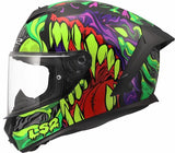 LS2 FF820 RAPID III LYCANT INTEGRAL CASCO DE MOTO PURPORA VERDE