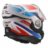 LS2 FF901 ADVANT X CASCO MODULAR DE MOTO NOVA BLANCO AZUL RED
