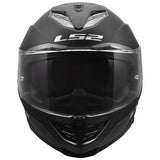 LS2 FF818 STORM III SOLID CASCO DE MOTO MATE NEGRO